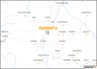 map of Numadate