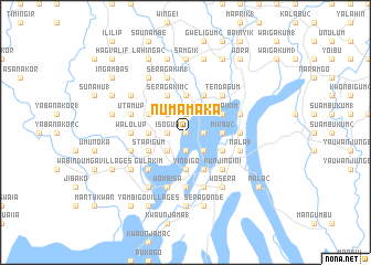 map of Numamaka