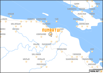 map of Numbatui