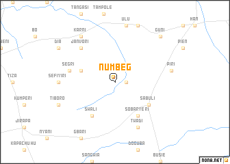 map of Numbeg