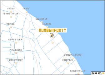 map of Number Forty