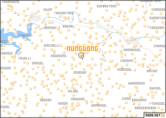 map of Nŭng-dong