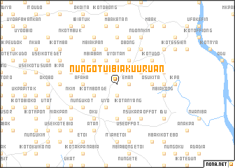 map of Nung Otu Ibiaku Uruan