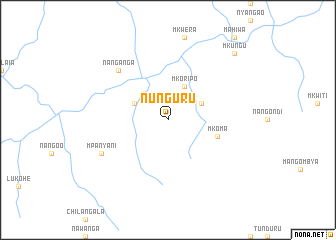 map of Nunguru