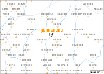 map of Nunkekoro