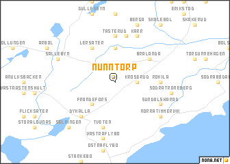 map of Nunntorp