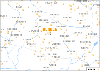 map of Nuñule