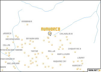 map of Nuñuorco