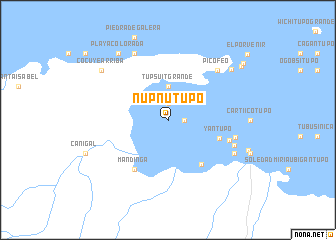 map of Nupnutupo