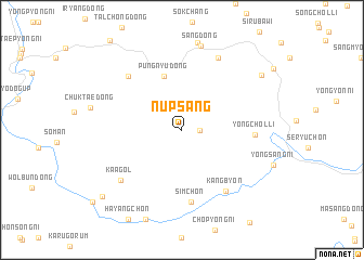 map of Nŭpsang