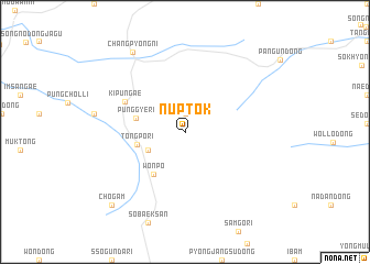 map of Nŭptŏk