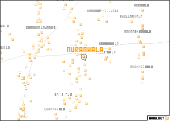 map of Nūranwāla