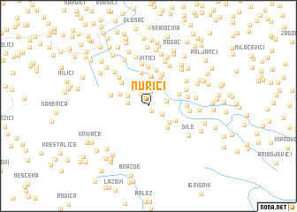 map of Nurići