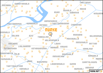 map of Nūrke