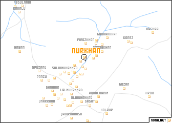 map of Nūr Khān