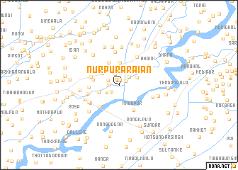 map of Nūrpur Arāiān