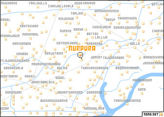 map of Nūrpura