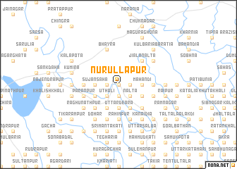 map of Nūrullāpur