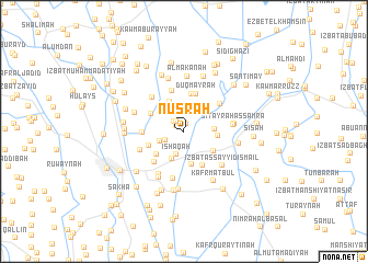 map of Nuşrah