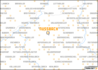 map of Nußbach