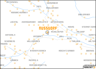 map of Nußdorf