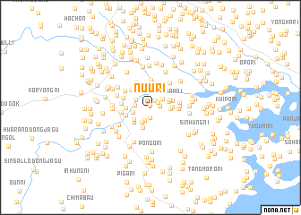 map of Nuuri