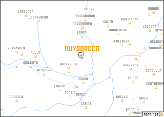 map of Ñuyoorcco