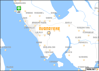 map of Nvanayémé