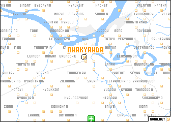 map of Nwakyawda
