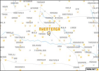 map of Nwentenga