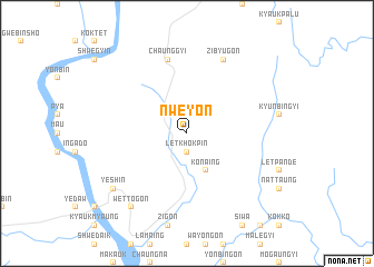 map of Nweyon