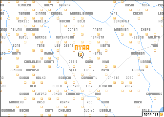 map of Nyaʼā
