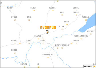 map of Nyabéwa