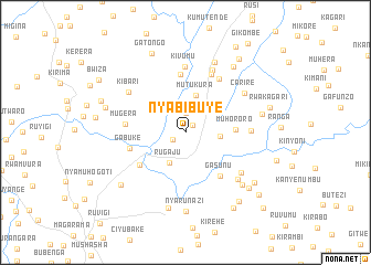 map of Nyabibuye