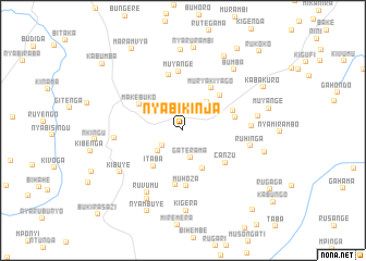 map of Nyabikinja