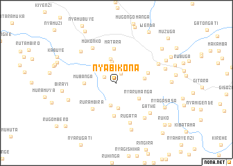 map of Nyabikona