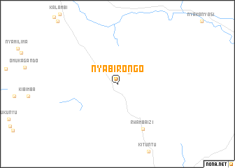 map of Nyabirongo