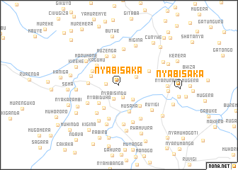 map of Nyabisaka