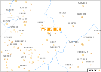 map of Nyabisinda