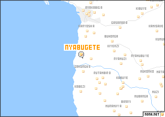 map of Nyabugete