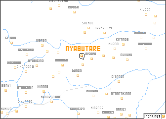 map of Nyabutare