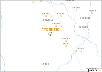 map of Nyabutiri