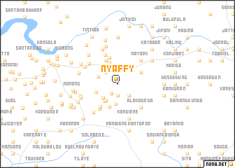 map of Nyaffy