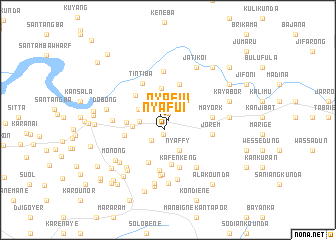 map of Nyafui