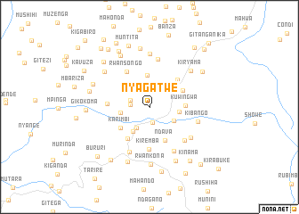 map of Nyagatwe