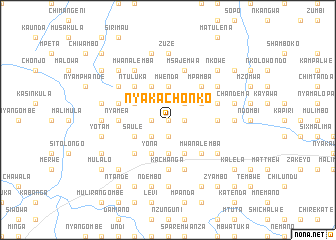 map of Nyakachonko