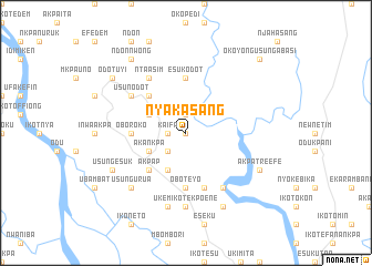 map of Nyakasang