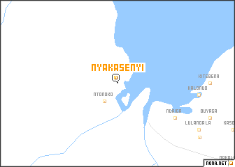 map of Nyakasenyi