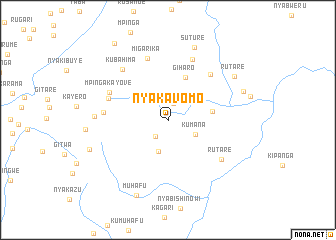 map of Nyakavomo