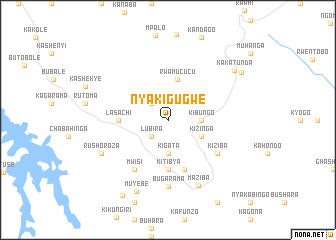 map of Nyakigugwe